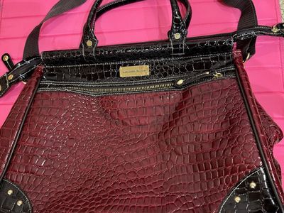 Women carry on luggage leather new