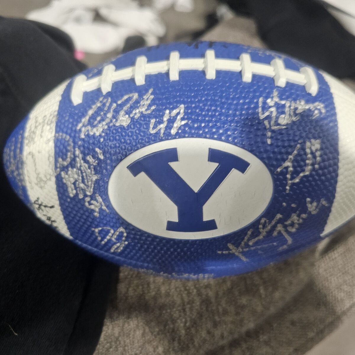 byu signed team football