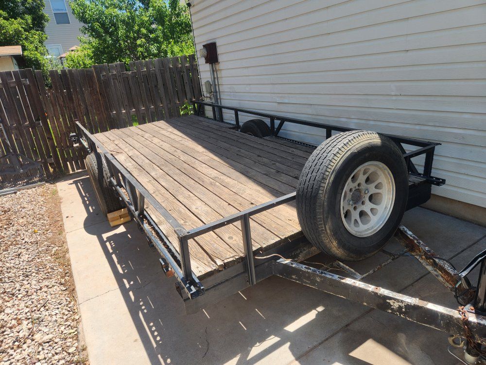 Trailer for sale or trade for dual axle trailer