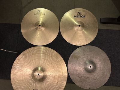 4-Piece Cymbal Set for Drum Kit