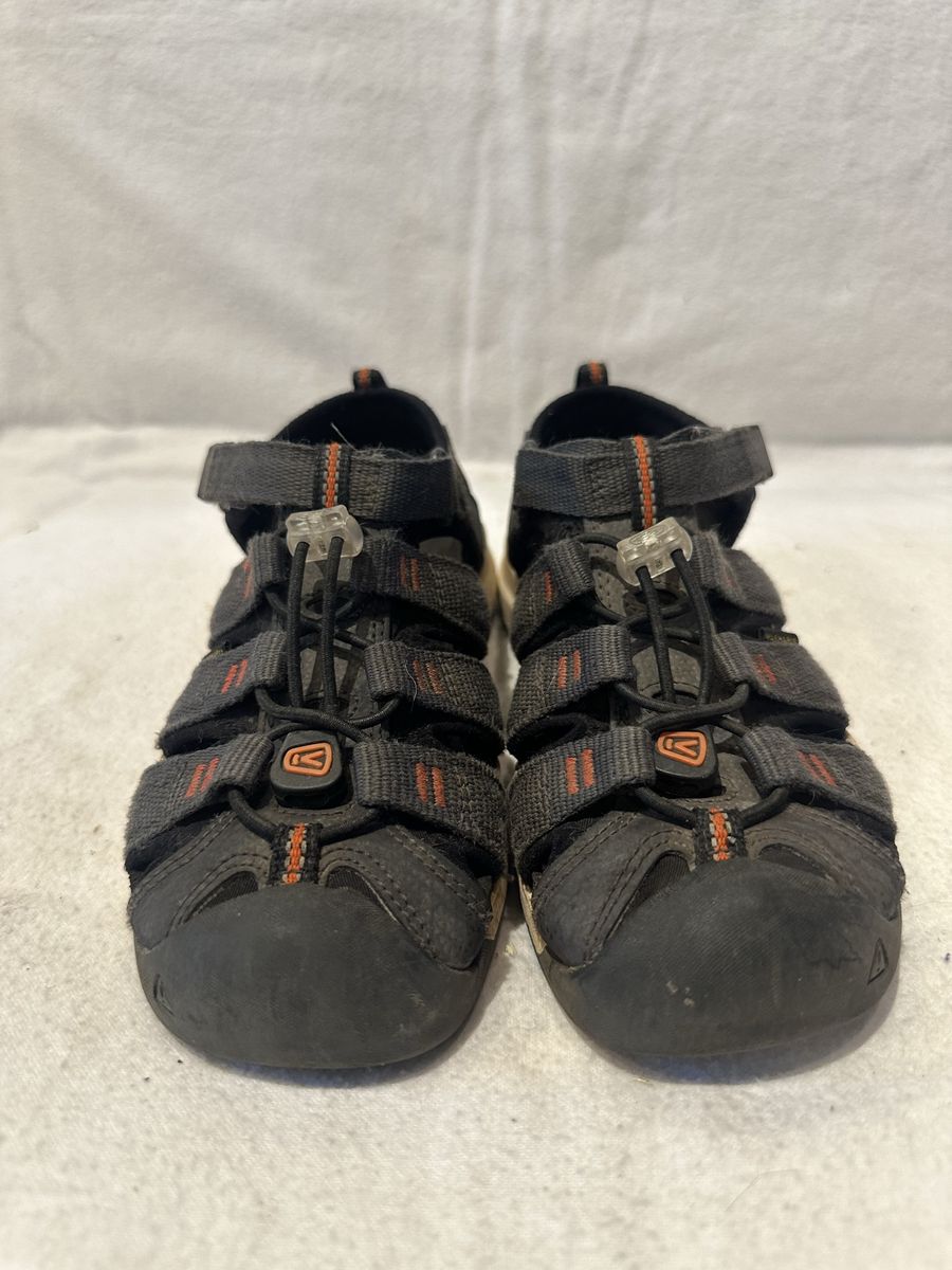 Keen toddler size 13 gray Wtrprf slim style, hiking sandals