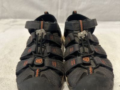 Keen toddler size 13 gray Wtrprf slim style, hiking sandals