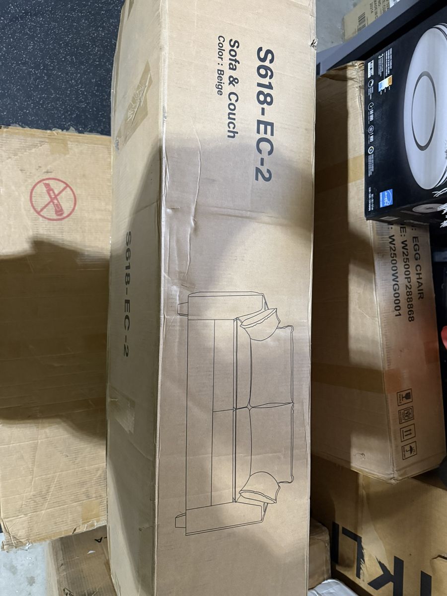 Latitude Run Beige Sofa & Couch – New in Box – Kaysville
