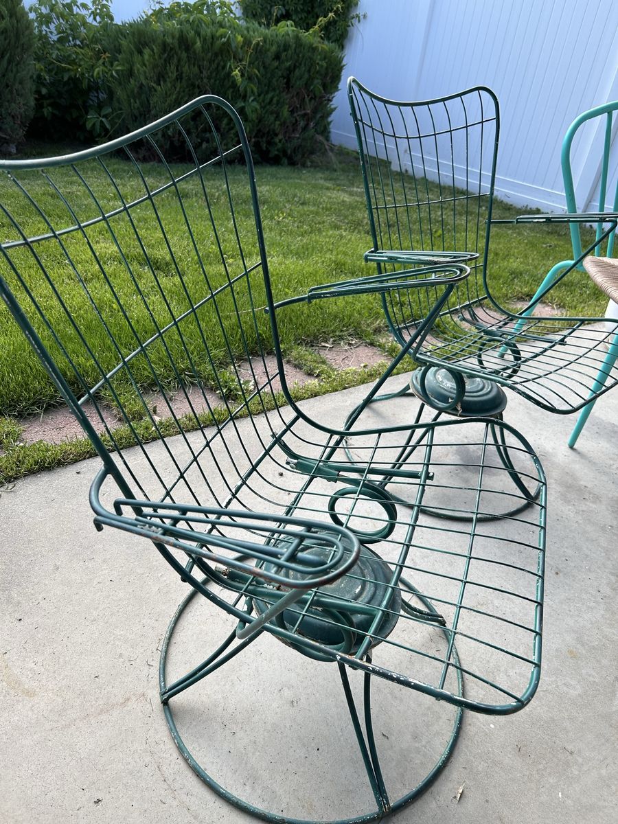 Pair of vintage Homecrest outdoor chairs