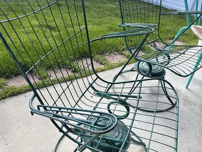 Pair of vintage Homecrest outdoor chairs