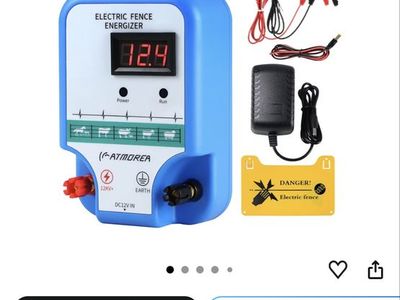 Electric fence charger