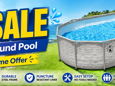 Coleman Power Steel 16x10x42 Oval Pool Set