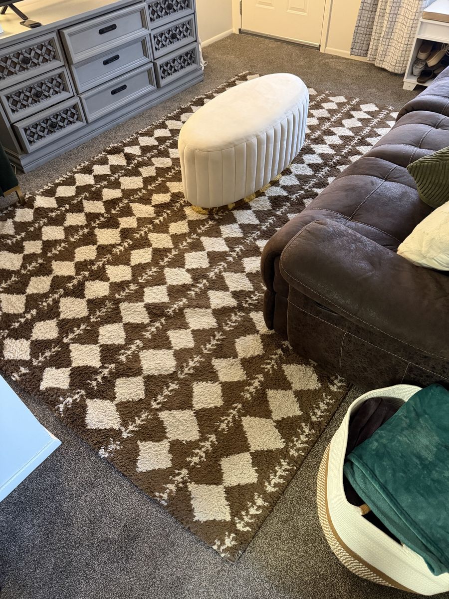 Brown and Beige Area rug