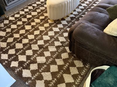 Brown and Beige Area rug