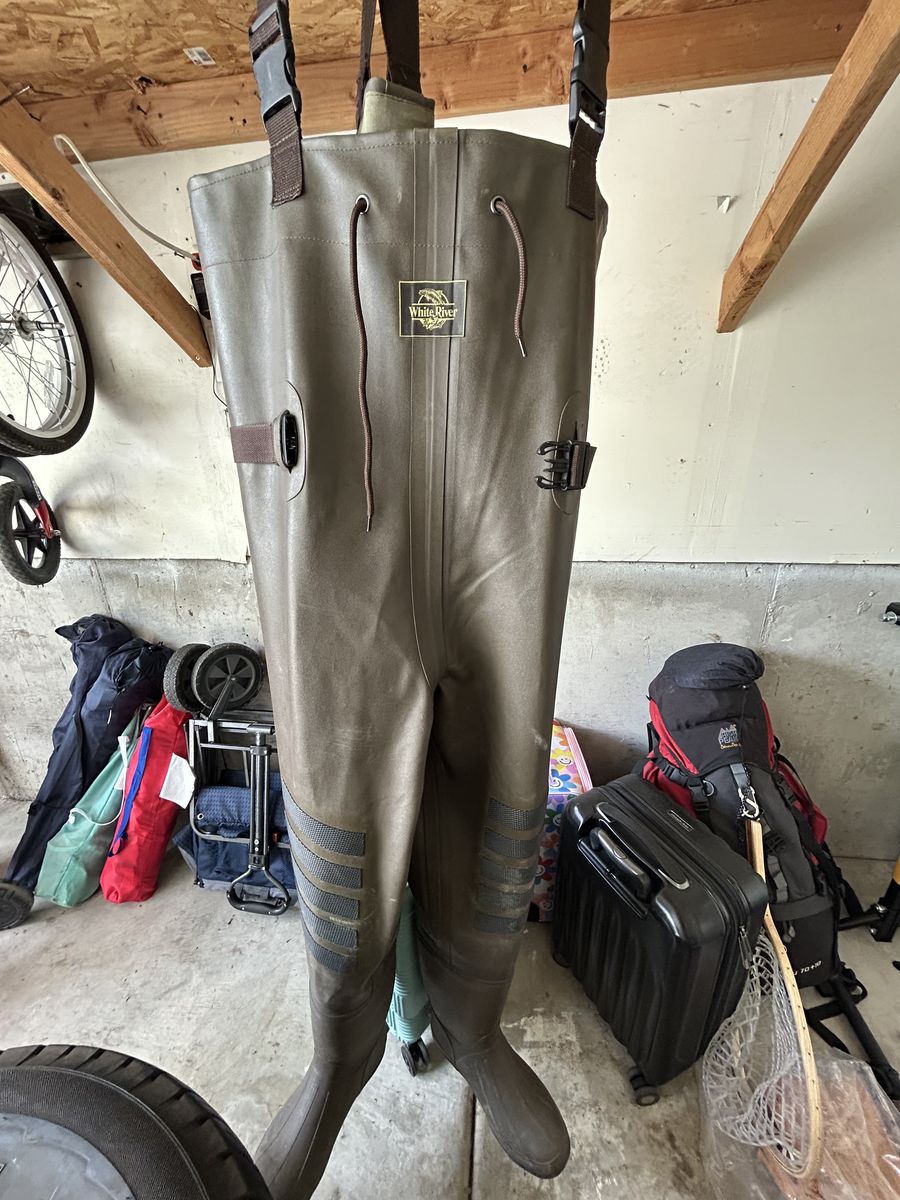 White River Fly Shop Bootfoot Chest Waders | Men's Size 12