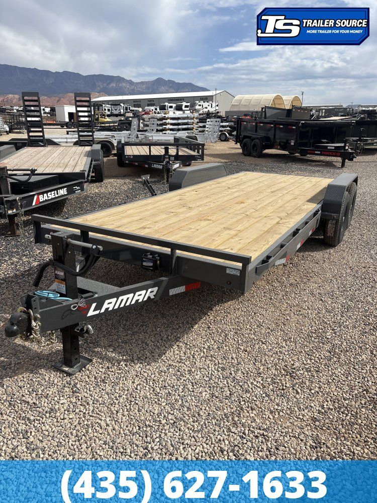 7x20 Lamar H6 Equipment Trailer - 14K GVWR -