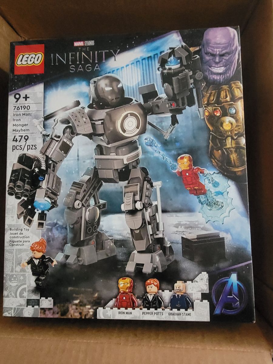 LEGO 76190 Super Heroes: Iron Man: Iron Monger Mayhem