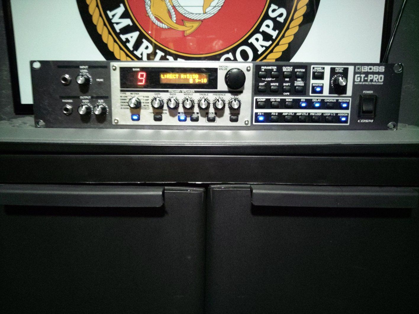 BOSS GT-PRO Guitar Effects Processor Rackmount Multi-Effects Unit with COSM Technology