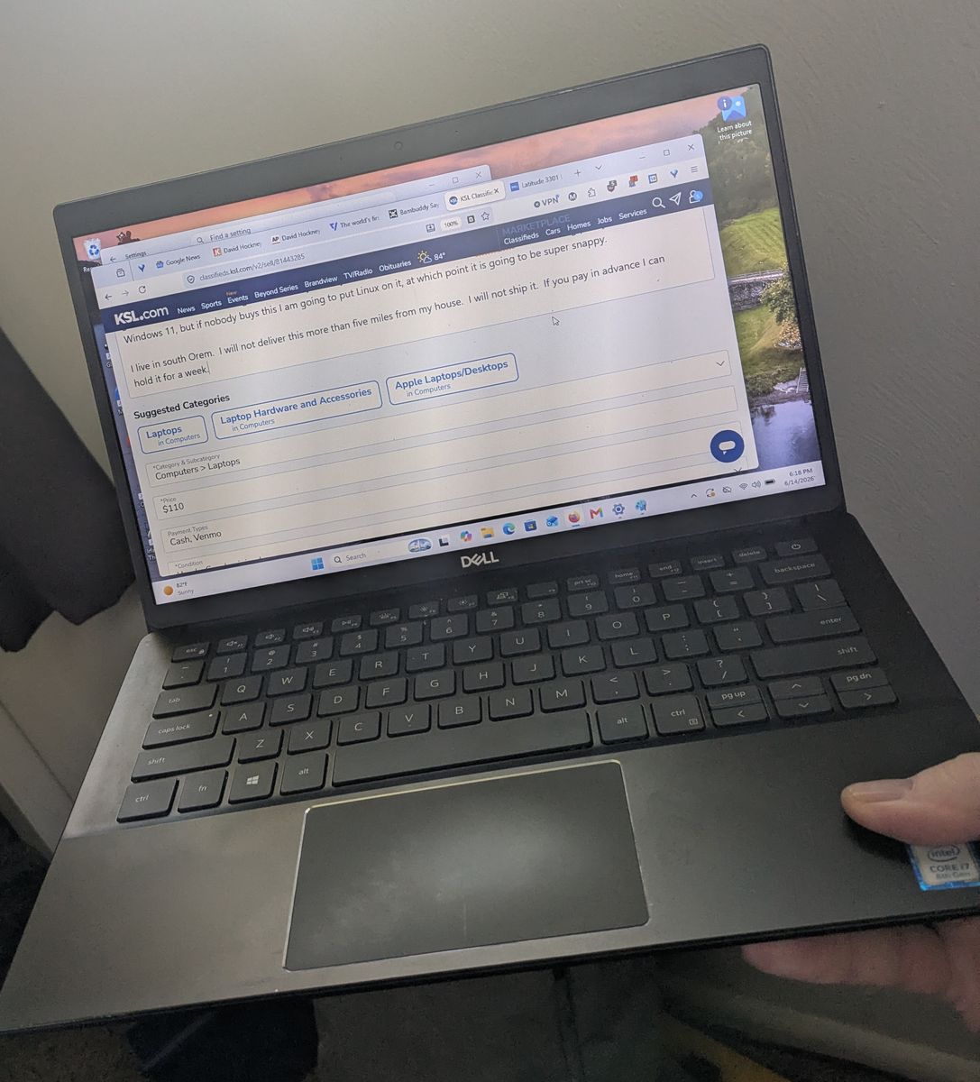 13-inch Dell Latitude 3301 laptop with authentic Windows 11 key