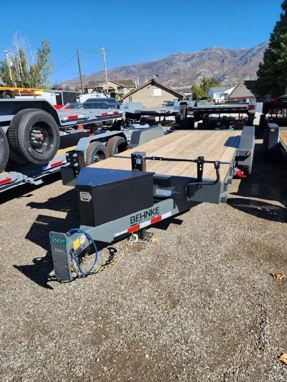 2026 Behnke Tilt Bed Equipment Trailer 20K 7x20