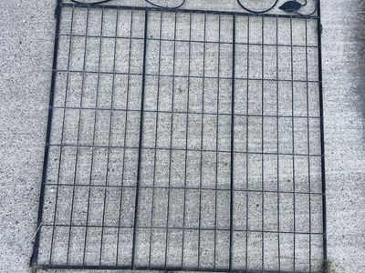 Decorative Metal Garden Fence Panels – Leaf Design – 22 Panels – $15 Each