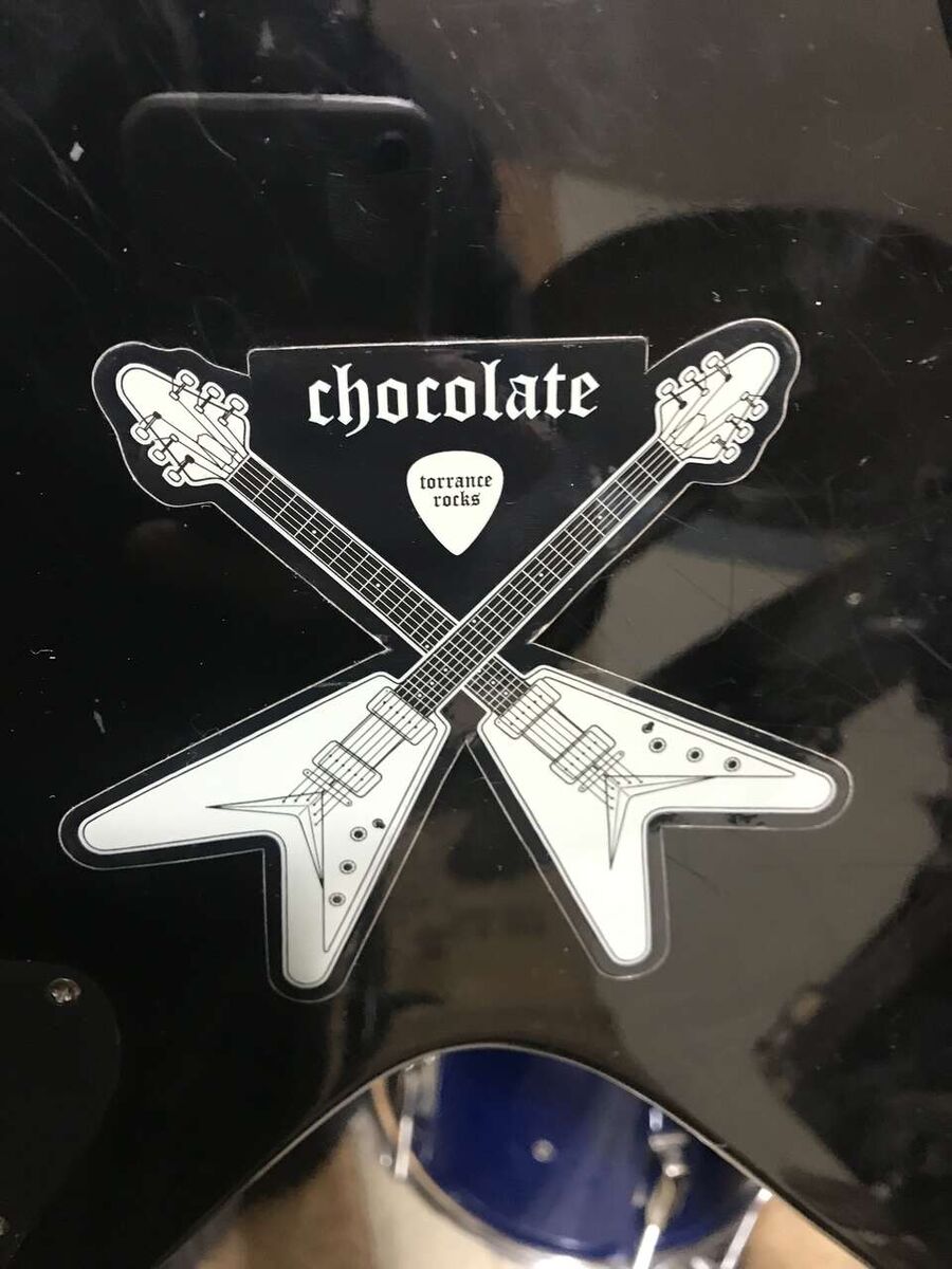 Slammer hammer flying V electric guitar with custom case