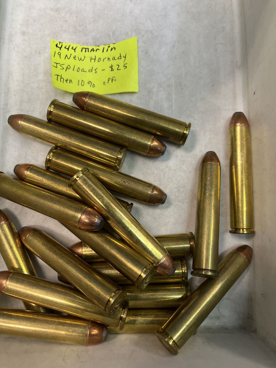 444 Marlin Ammo.