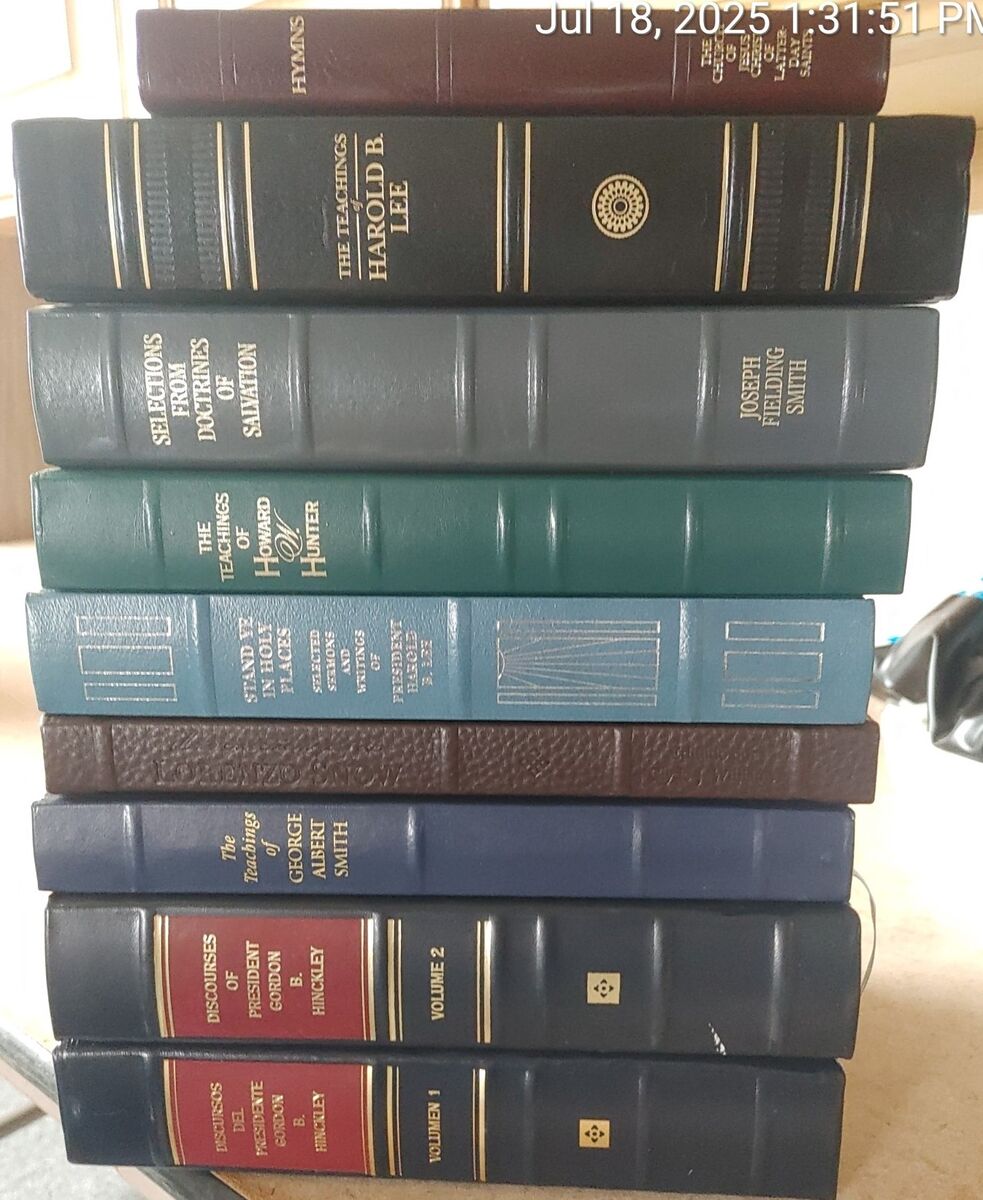 9 Leather Christmas Edition books