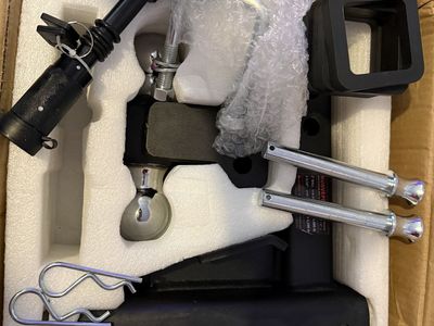 Drop hitch with 8” travel 2” and 2 5/8 “ reversible