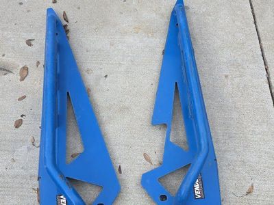 Vendetta Motorsports Blue Rock Sliders/Steps fits Polaris 2 seat RZR XP 1000 TURBO 2018+ Heavy steel extreme duty.