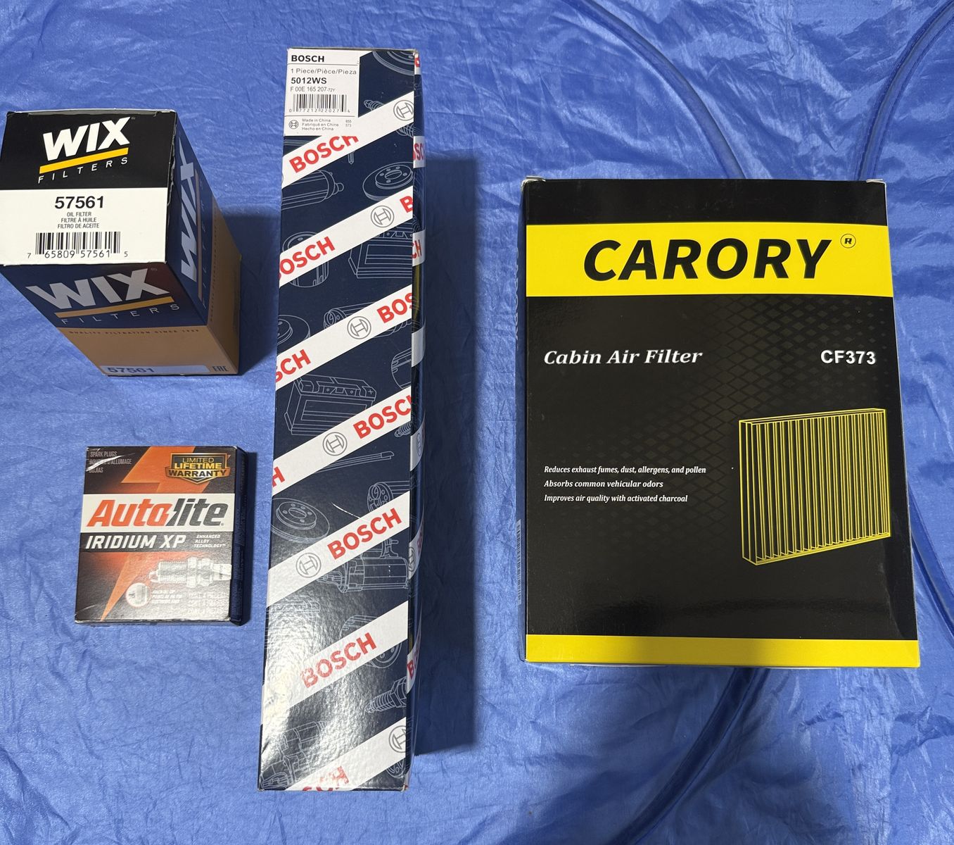 Car filters and Spark plugs