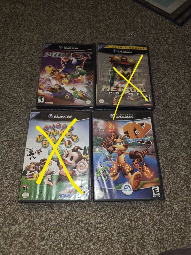 Gamecube games ( prices in description)