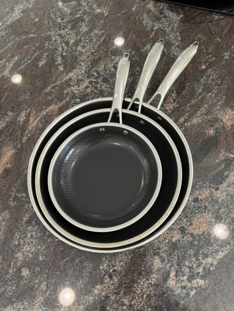 Hexclad Pan Set 8-12