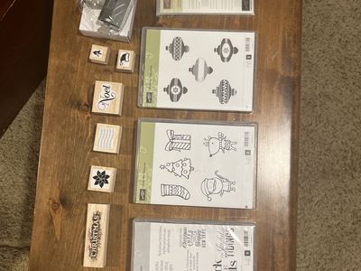 Stampin Up Christmas Stamps - Wood, Rubber and Photopolymer