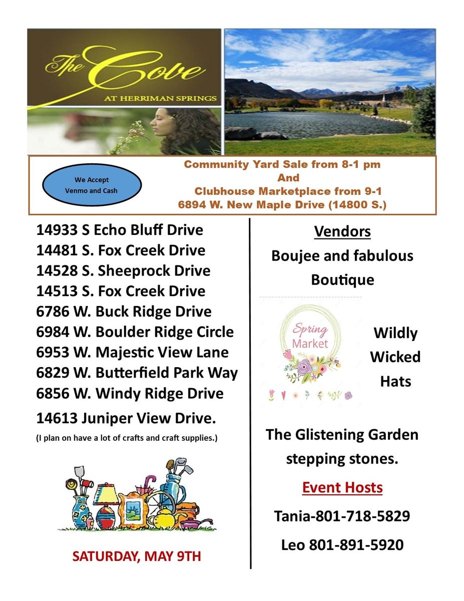 Yard Sale Multi Family And Vendors 10 homes plus !