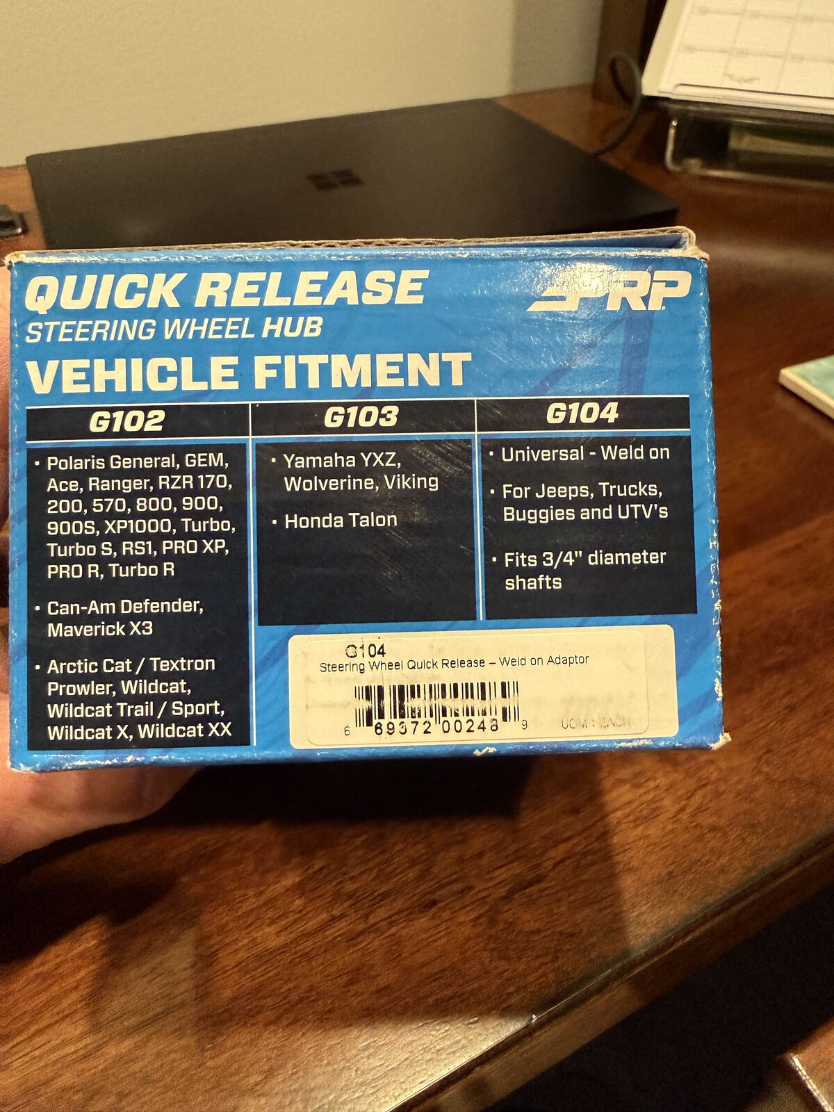 NEW PRP G104 Steering Wheel Hub Universal