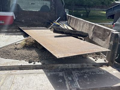 1/4" steel plate