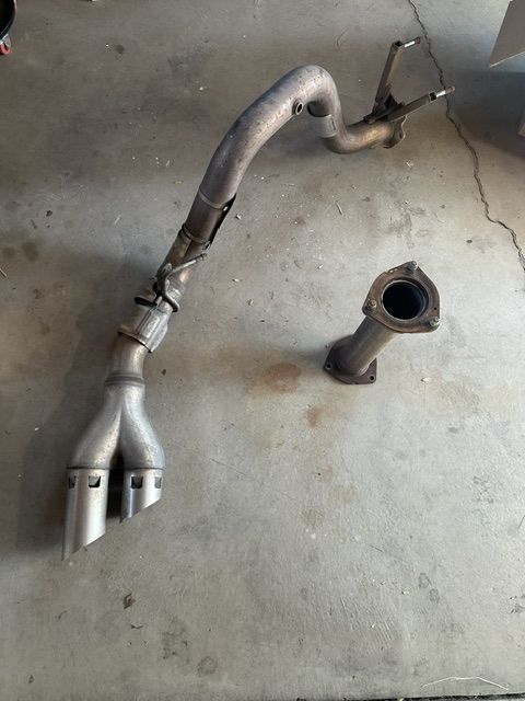2022 Ford F350 6.7 Diesel OEM Cat back Exhaust