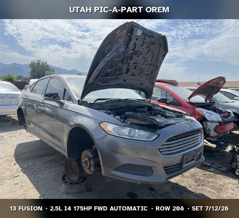 2013 Ford Fusion Parts - UTPAP Orem