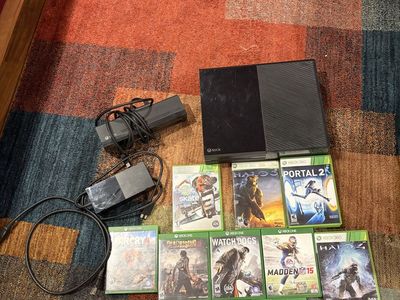 Xbox One with Kinect, Games, and Controllers