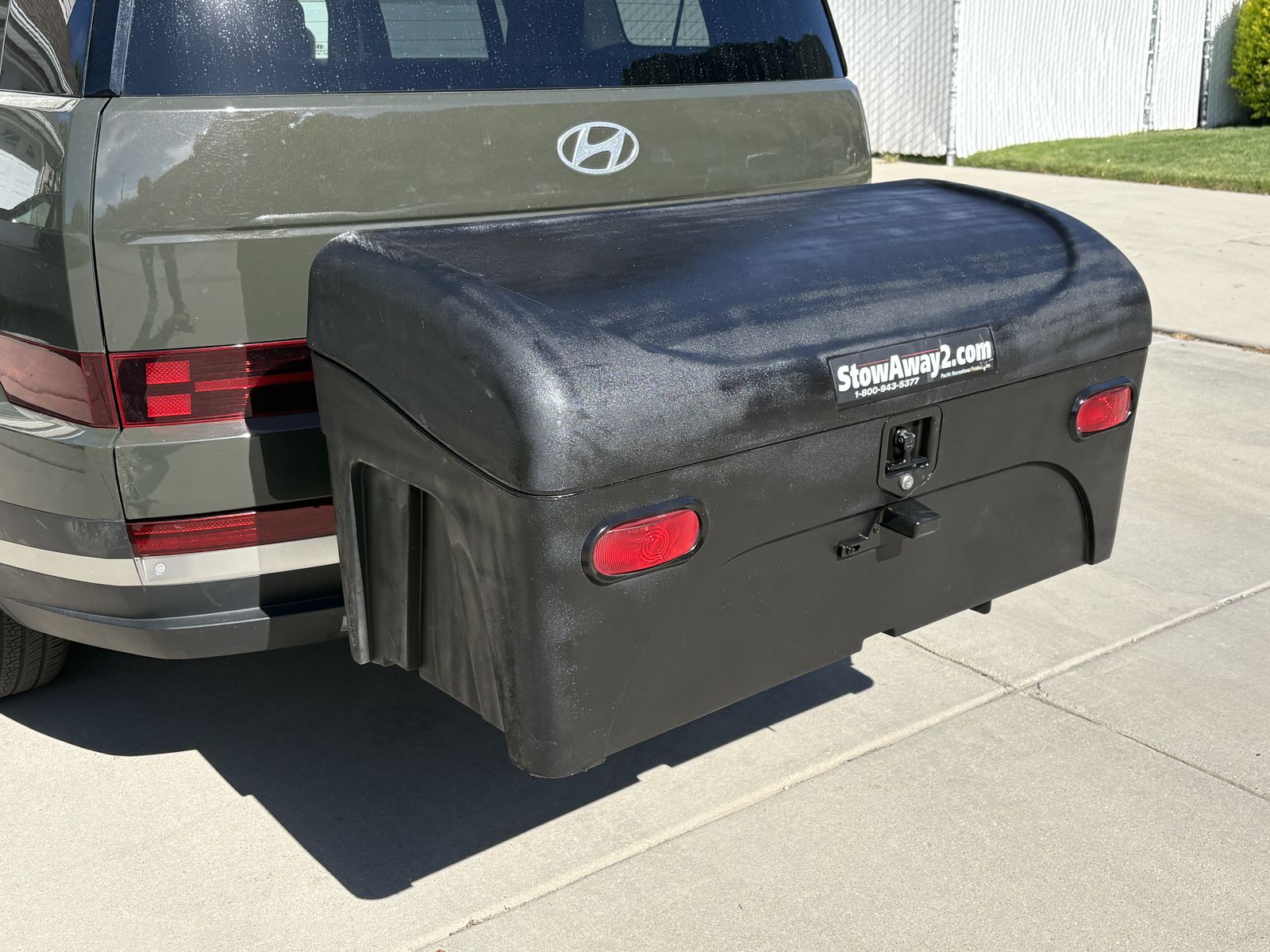 STOWAWAY2.COM -- Swing-Away Hitch Cargo Box - $500 OFF New Price!