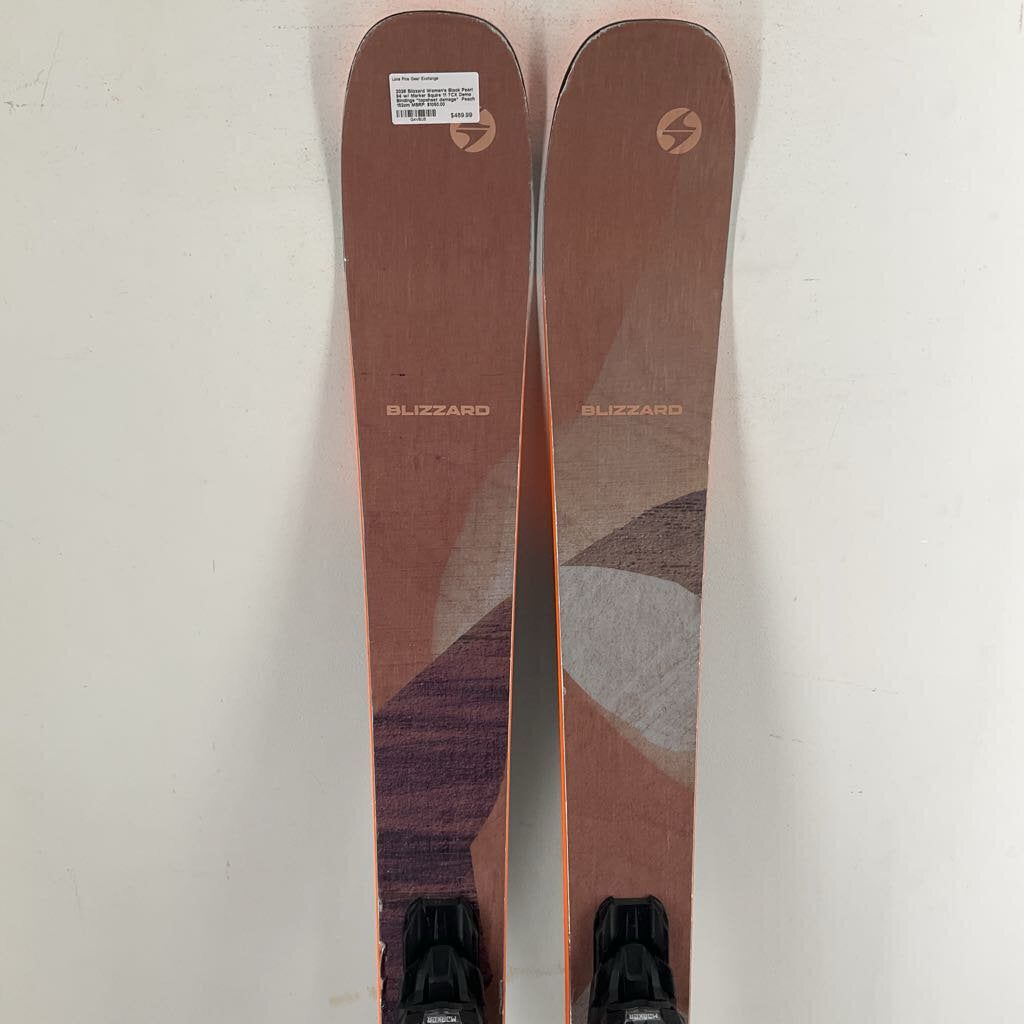 2026 Blizzard Women's Black Pearl 94 w/ Marker Squire 11 TCX Demo Bindings *topsheet damage*