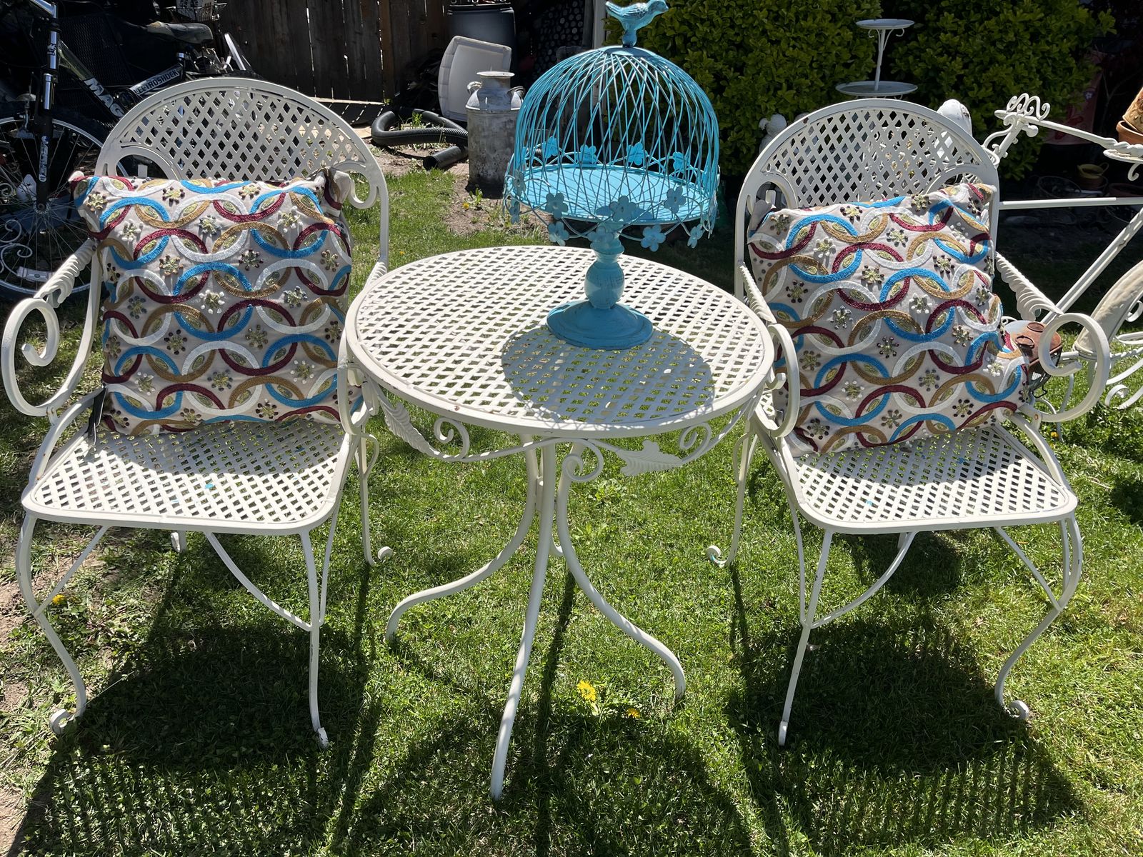 Beautiful ornate patio set