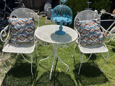 Beautiful ornate patio set