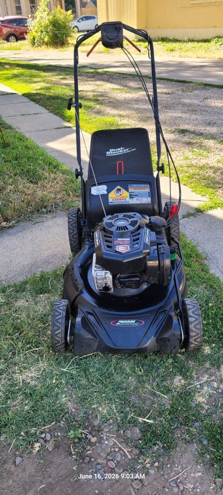 craftsman lawn mower self propelled good working conditions 
.