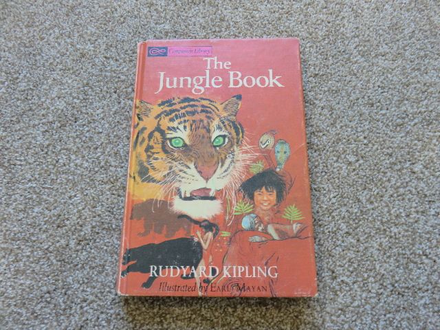 1970 PRINTING OF RUDYARD KIPLINGS "THE JUNGLE BOOK" BY COMPANION LIBRARY BOOKS