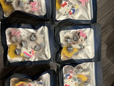 Croc Charms: Unicorn, Minnie Mouse, Hello Kitty - New & Sealed! 6 pack includes 36 charms