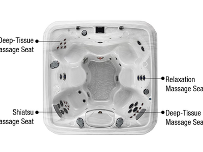 Crystal Spas 7 Person Luxury Hot Tub | 41 Jets, LED Lighting, Bluetooth Audio | Visit Our Showroom!