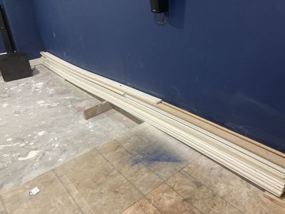 Approximately 238 Linear Feet Interior Trim, Molding & Lumber Lot – 17ft Boards