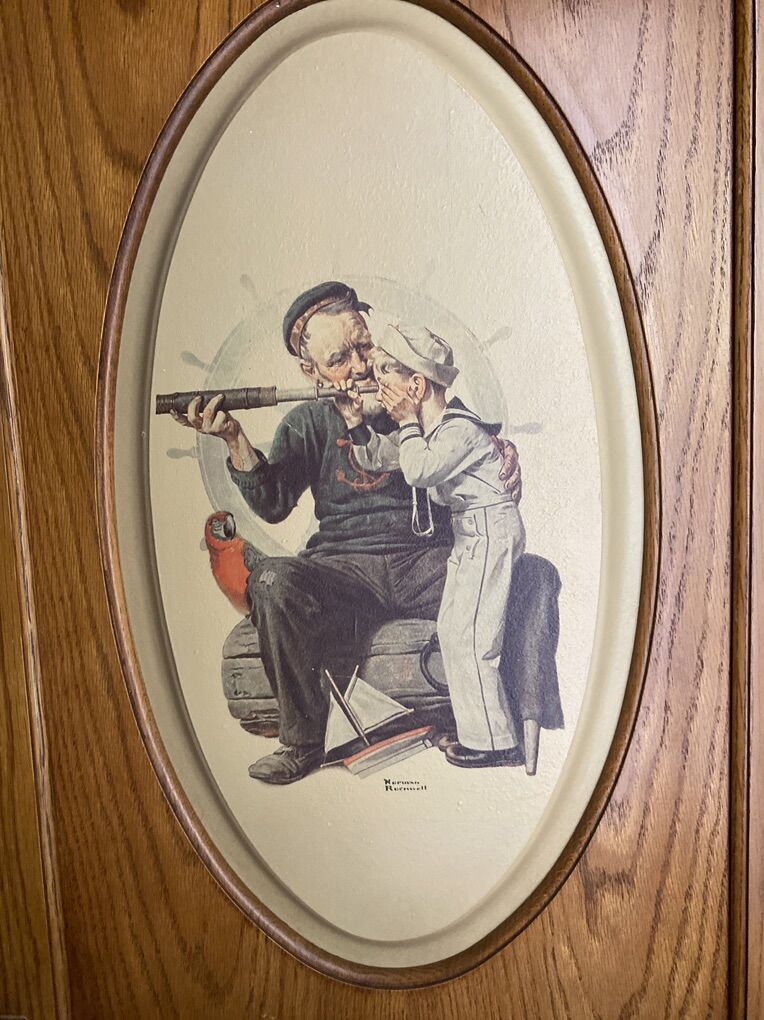 Norman Rockwell Grandfather Clock