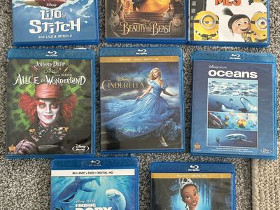 Disney Blu-Ray movies (please don't just look at the photo, see list in description) - $5/movie