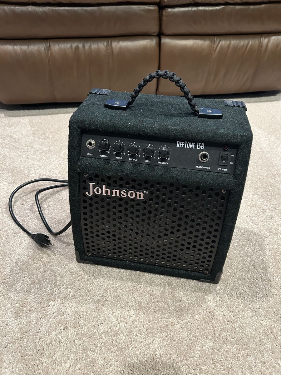 Johnson Reftone 15B Guitar Amplifier - Compact Practice Amp for Electric Guitar