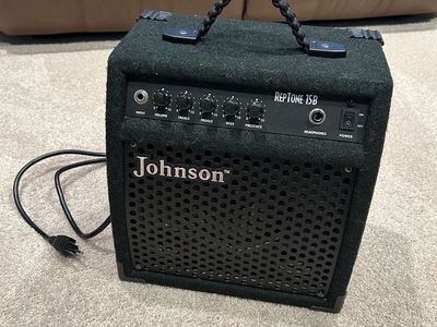 Johnson Reftone 15B Guitar Amplifier - Compact Practice Amp for Electric Guitar