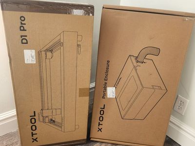 BRAND NEW xTool D1 Pro 5W Laser Engraver + Portable Enclosure Bundle (Factory Sealed)