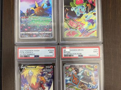 Pokémon Trading Card Lot - PSA Graded & Raw Cards